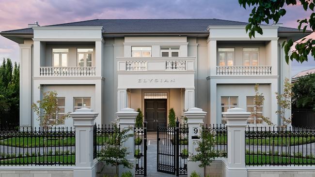 The imposing facade. Supplied by Williams Real Estate.