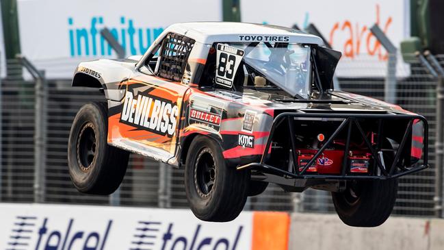 Gold Coast Stadium SUPER Trucks driver Matt Brabham in action in Mexico City PICTURES: Supplied