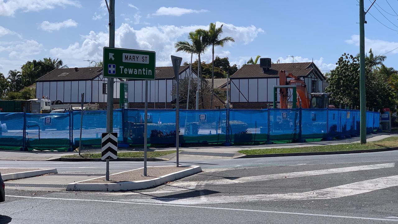 A new service station is being built in Mary St, Noosaville.