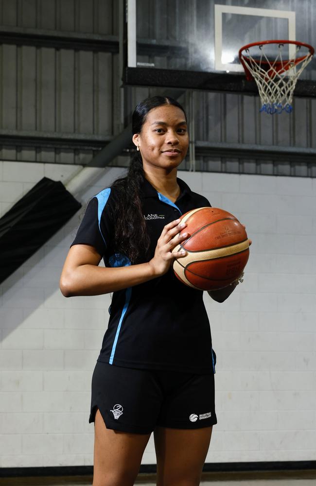 Cairns junior basketball player Taryn Bond. Picture: Brendan Radke