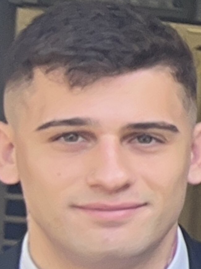 Dylan Yelutas at Waverley Local Court.