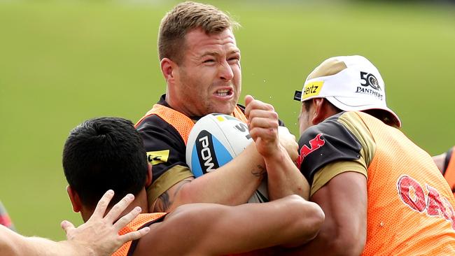 Trent Merrin has left the Dragons for the Panthers. Picture: Gregg Porteous