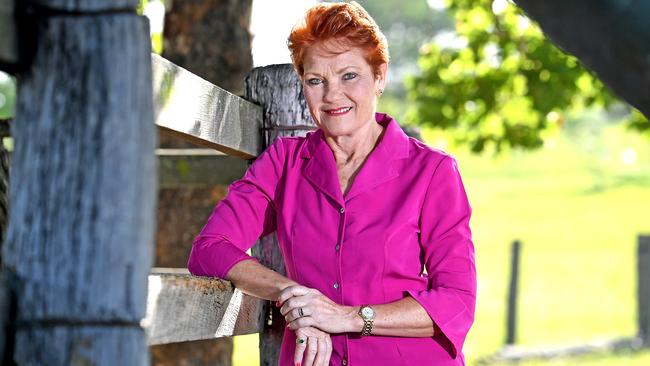 Support for Pauline Hanson’s One Nation has collapsed further. Picture: AAP