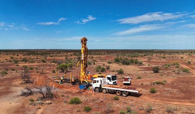 Metallurgical core drilling at the Byro REE project. Pic: OCT