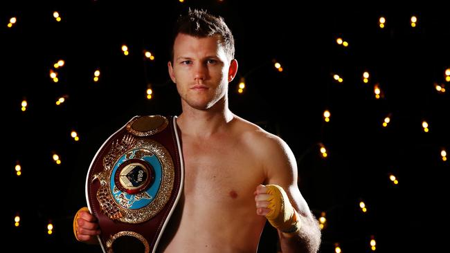 Jeff Horn says he’ll comfortably beat Anthony Mundine on points. Pic Annette Dew