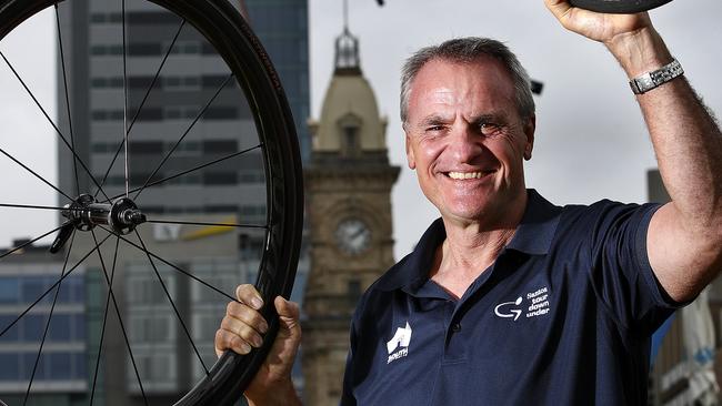 CYCLING - Tour Down Under Race Director Mike Turtur in the Tour Village as preparations continue for opening of the village and the start of the race. Picture Sarah Reed