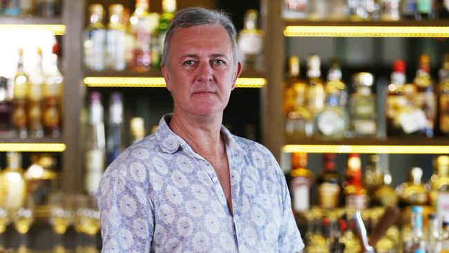 Ochre Modern Australian Dining restaurant owner Craig Squire has imported rapid antigen tests (RATs) from Singapore to stay afloat as Covid hits Cairns. Picture: Brendan Radke