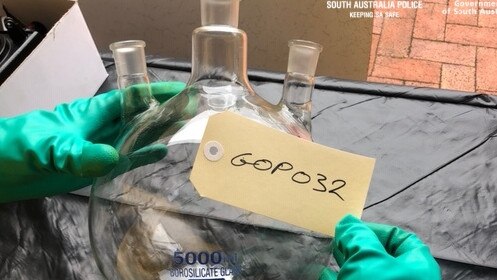 A 57-year-old Parkside man was arrested after police uncovered materials consistent with a clan lab at his home address on August 13. Picture: SAPOL