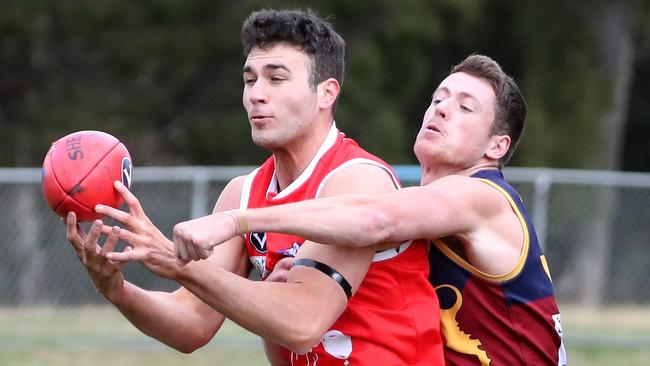 Patrick Vanin was a standout for Preston Bullants throughout the VAFA season.