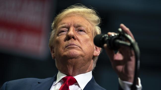 Donald Trump’s political opponents have accused him of lashing out at China in an attempt to deflect criticism at home. (AP Photo/Evan Vucci)