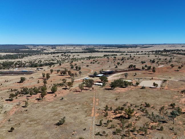 Rockybank Station near Roma, Queesnland, a Hancock Agriculture property which is home to the Kidman Santa Gertrudis and Composite bull-breeding herd. Picture: Toby Zerna