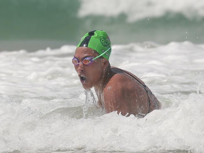 Tiarnie Massie on Day 1 of the Shaw and Partners Iron Man /Woman Series at North Burliegh. Picture: Glenn Campbell