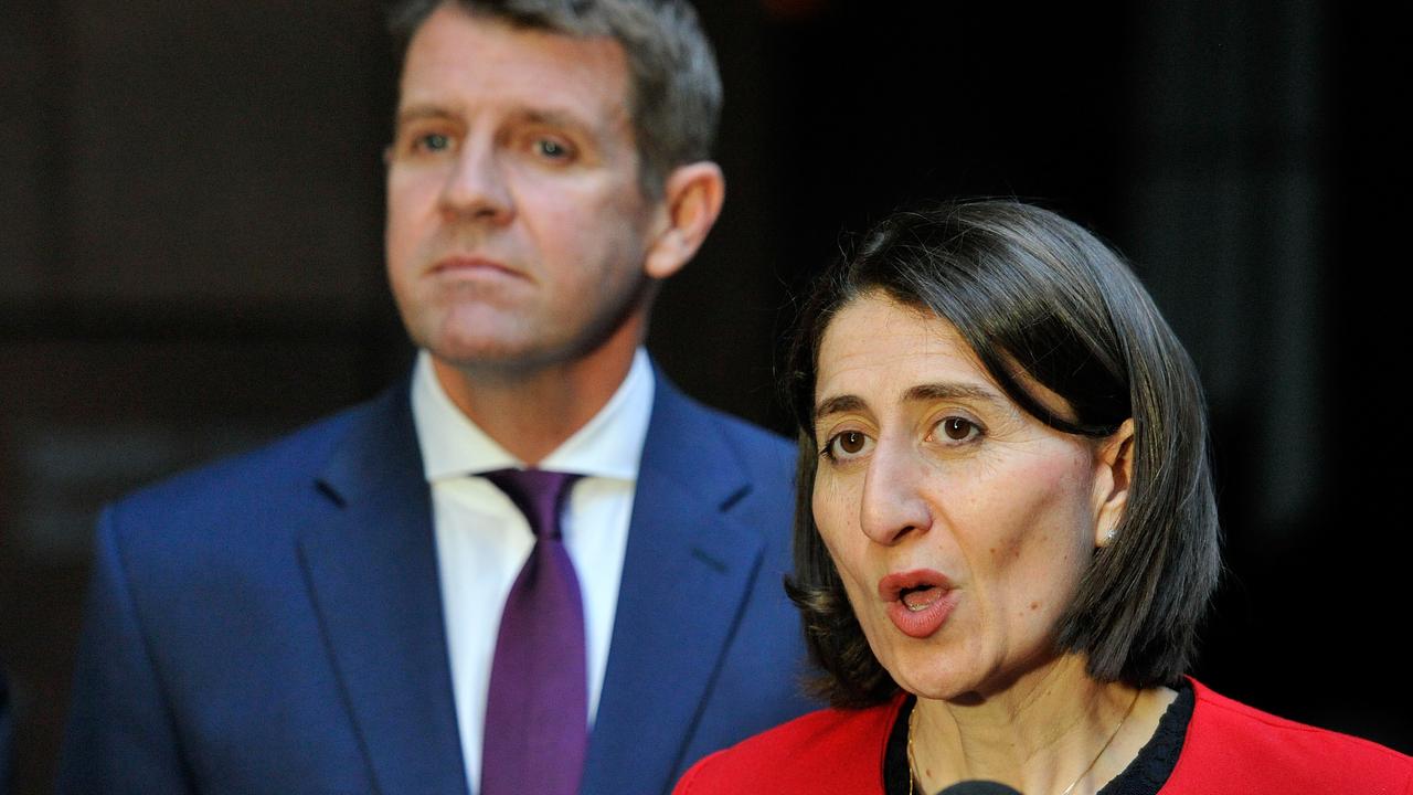 Mike Baird had no idea Ms Berejiklian was in a relationship with Mr Maguire until she revealed it at ICAC last year. (AAP Image/Joel Carrett)