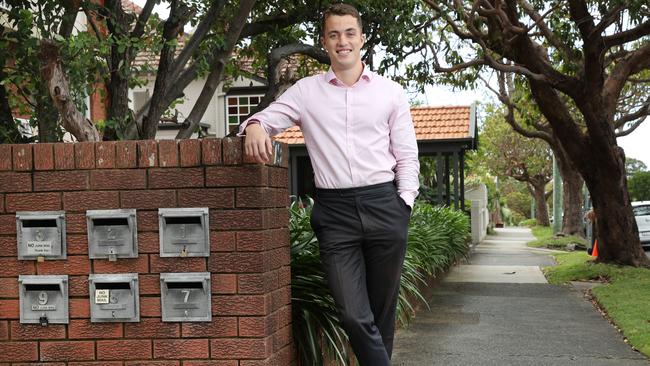 Patrick Noll is planning to buy his first property - an investment. Picture: Richard Dobson