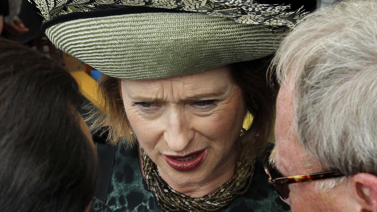 Gai Waterhouse just before the 2012 Magic Millions protest.