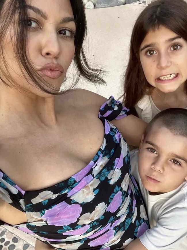 Kourtney already has three children from her relationship with her ex-boyfriend Scott Disick. Picture: Instagram / @kourtneykardash