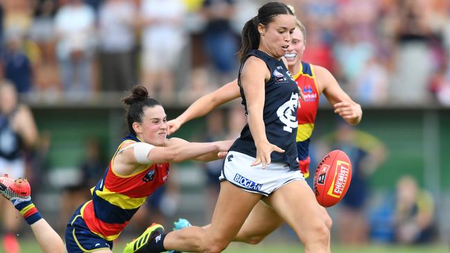 Brooke Walker joined the Carlton Blues in 2019. Picture: AAP Image/David Mariuz