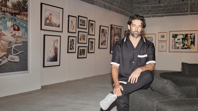 Jay Lyon at his art gallery ART + . Picture: Supplied