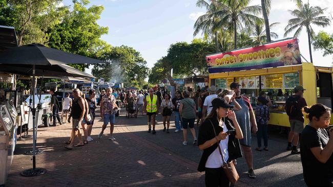 Mindil Beach Sunset Market reopens for the 2023 Dry Season on April 27, 2023.Pic: Pema Tamang Pakhrin
