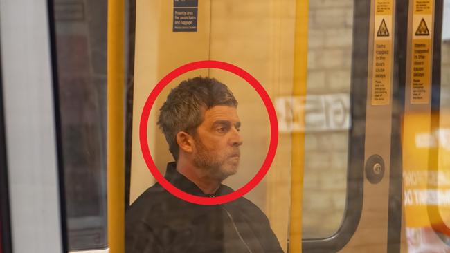 Noel Gallagher spotted on the tube.