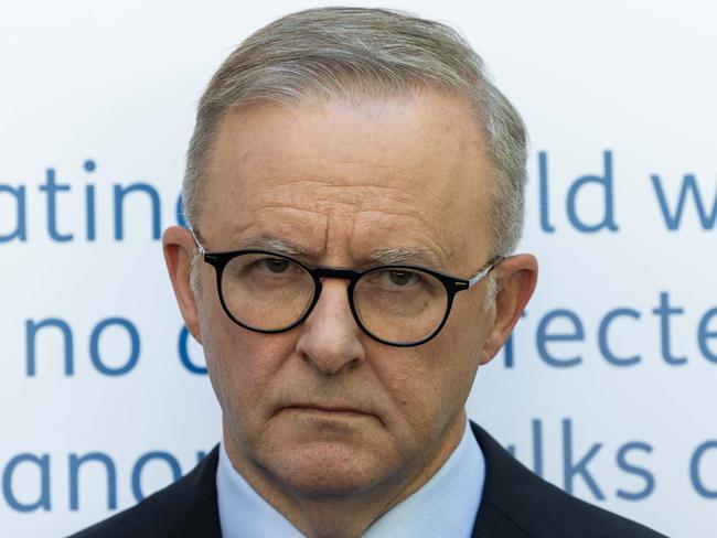 CANBERRA, AUSTRALIA - NewsWire Photos FEBRUARY 15, 2023: Prime Minister Anthony Albanese attended a Parliamentary Friends of Melanoma and Skin Cancer Awareness BBQ,  in Parliament House Canberra.Picture: NCA NewsWire / Gary Ramage