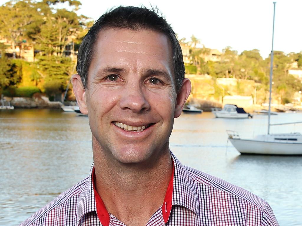 Mark Coyne at home in Yowie Bay. Pic for Courier Mail feature. Picture Craig Greenhill