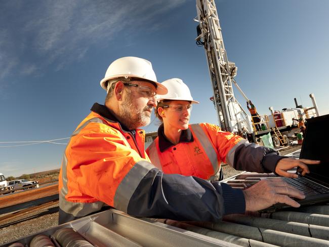 Generic image of a young woman in a managerial role at St Barbara Gwalia Gold Mine in Leonora, Western Australia.