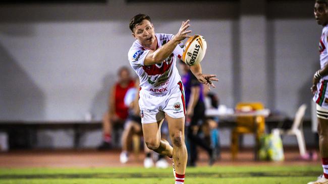 Robbie Butcher playing for the Nightcliff Dragons in the NRL NT. Picture: Patch Clapp / NRL NT