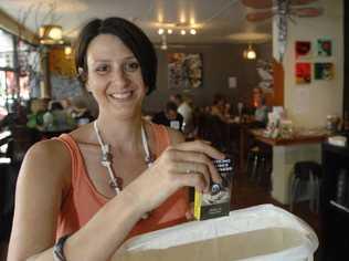 NO SMOKING: Restaurant owner Lisa Yacopetti will make the cafe non-smoking in accordance with new rules by Lismore City Council. Picture: Marc Stapelberg