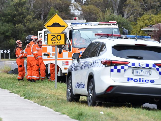 SES crews at the scene. Picture: Josie Hayden