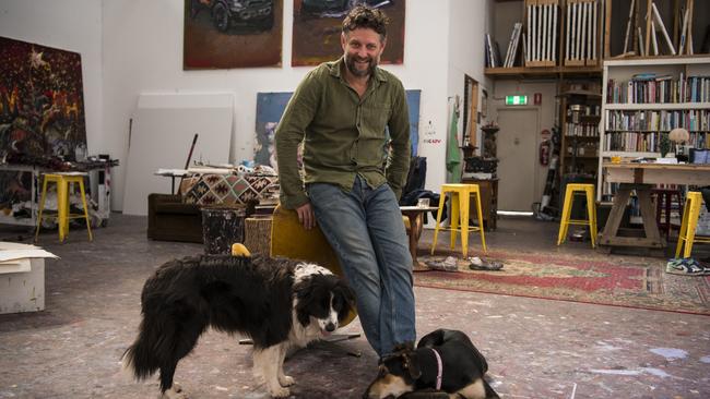 “I always worried something would happen to me, and Kylie would be stuck with a home loan and two kids, so I was very aware I needed to sell exhibitions.” Picture: Andrew Quilty