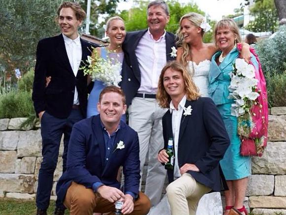 Will Mainprize (front left) with his family. His father Andrew (centre, back row) said Will is a survival expert and could still be alive. Picture: Instagram via NCA NewsWire