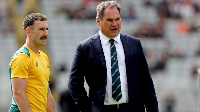 Wallabies coach Dave Rennie doesn’t want to make a political statement.