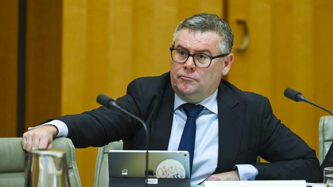 Labor Senator Murray Watt has accused the Morrison Government of extending a “veil of secrecy” over the $5 billion Northern Australia Infrastructure Facility. (AAP Image/Lukas Coch)