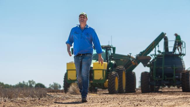 Nigel Corish has worked for years to reduce his reliance on synthetic fertilisers. Picture: David Martinelli