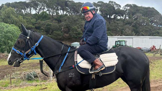 Back in the saddle: Champion jockey Brent Thomson. Picture: New Zealand Bloodstock / Twitter