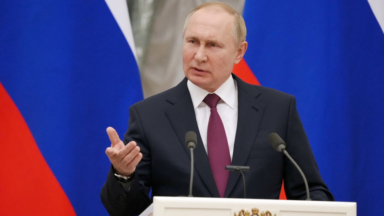 Putin claims the West is trying to destroy Russia