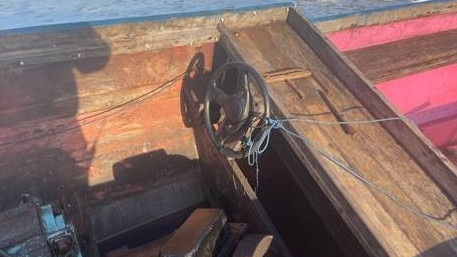 The four men on the boat were detained in Darwin. Picture: Australian Border Force