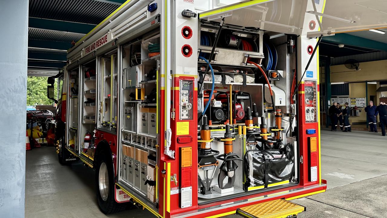 A new $1.1m Lima medium rescue truck will be based at the Cairns Fire and Rescue Station in Westcourt, replacing a 20-year-old truck. Picture: Annabel Bowles