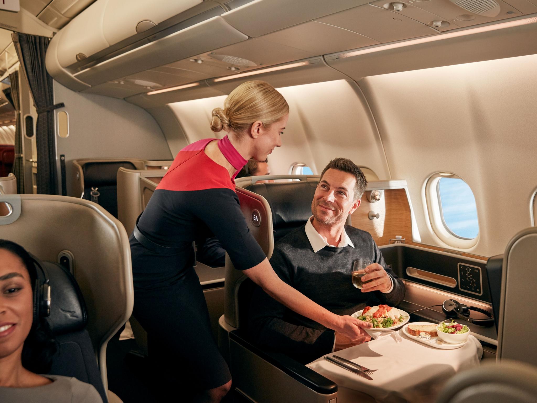 Qantas Airlines Economy Class