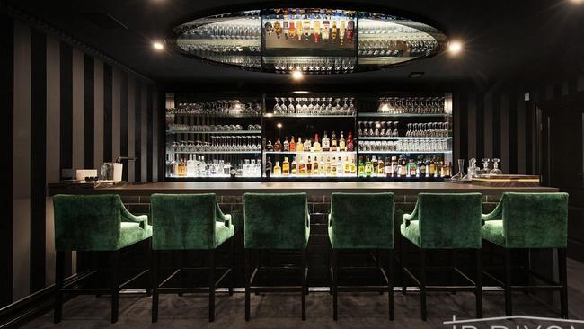 A nightclub-themed bar is in the house.