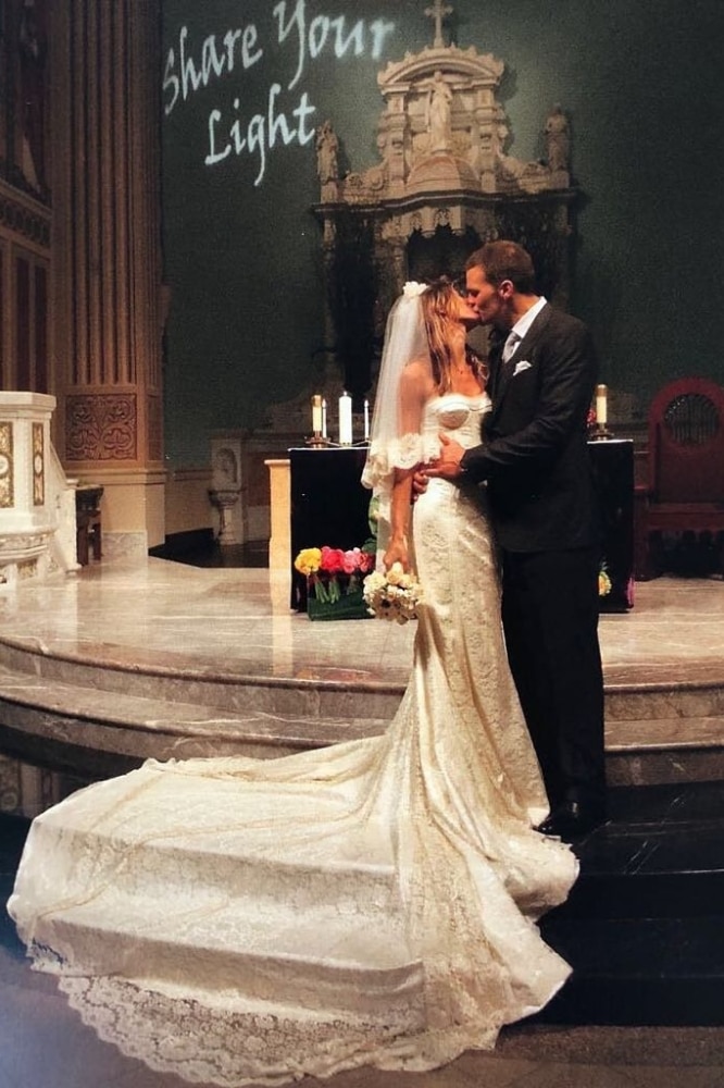 <p><em>Gisele Bündchen and Tom Brady's Santa Monica wedding.</em></p>