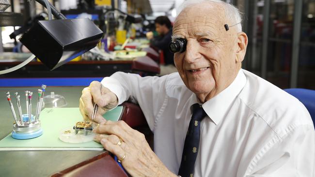 Wallace Bishop Jewellers chairman Wallace Bishop. Picture: AAP Image/Josh Woning