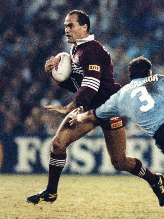 Dale Shearer in action.