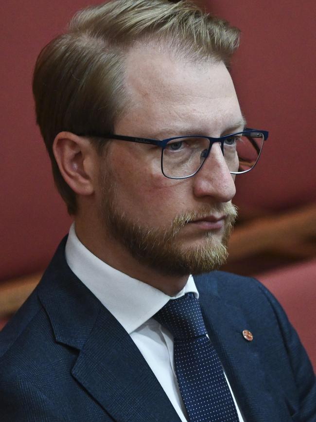 Senator James Paterson. Picture: Martin Ollman