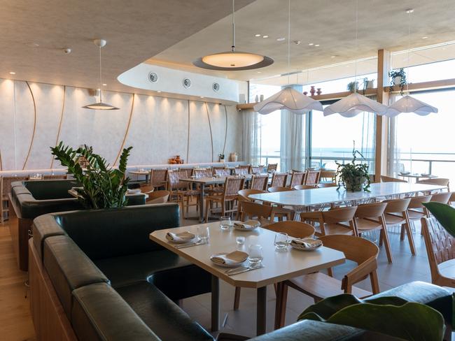 The Basin Dining Room at Mona Vale surf club, which opened late in 2022. Picture: Caroline McCredie