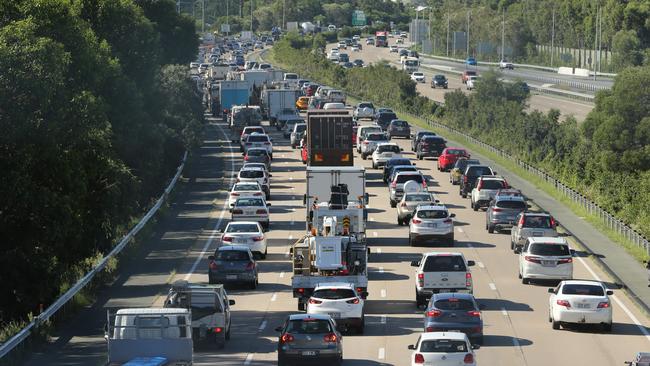 There is heavy traffic on the Gold Coast today as the Easter exodus begins Picture Glenn Hampson