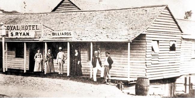 PUBLIC HOUSE: The Royal Hotel, on the corner of Mary and Monkland Sts in the 1880's. Picture: Contributed