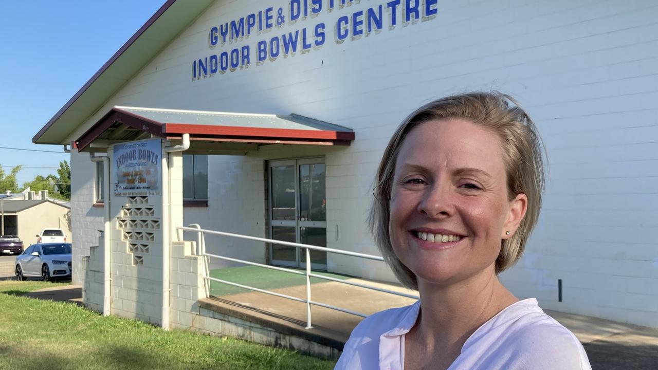 Mandy Irvine outside "The Hall" at Graham St, the new home of the Gympie Night Market on the first Friday of every month in 2023.