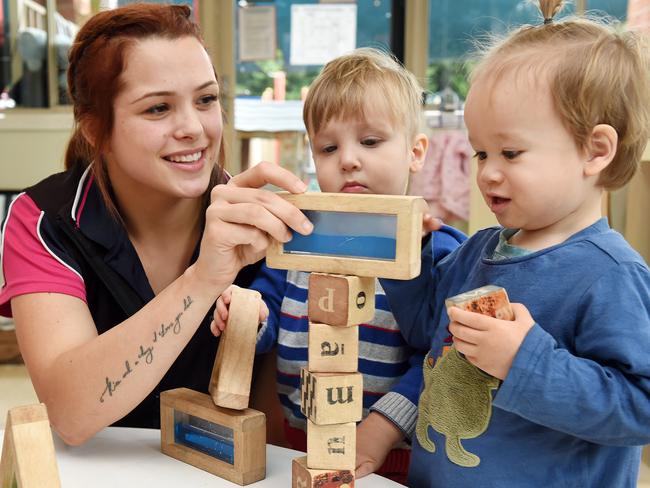 Steph Murphy has had plenty of support from the community, including the childcare centre in Croydon where she works. Picture: Steve Tanner